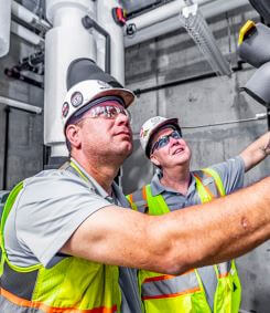 McKenney's staff working on a cooling system